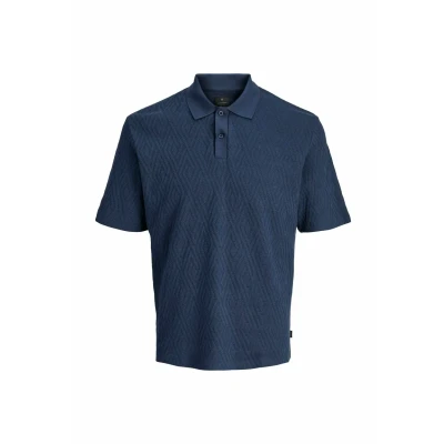 Afbeelding van Jack &amp; Jones Premium Poloshirt, Heren, Maat: XL, Black iris