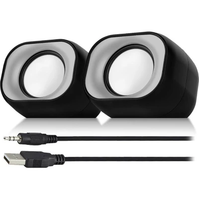 Afbeelding van Eminent EM3513 Stereo Speakerset 2.0 voor pc en laptop Voeding via USB