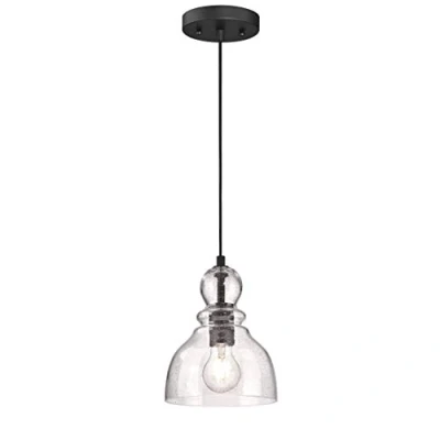 Afbeelding van Westinghouse hanglamp Fiona, kleur geolied brons, Ø 18 cm