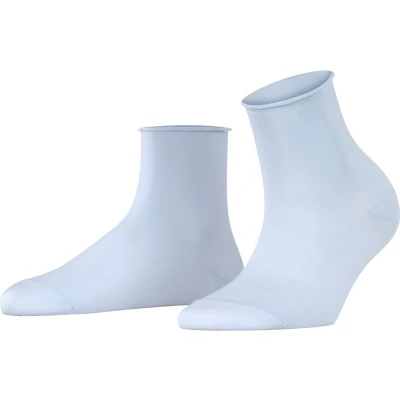 Afbeelding van Falke Cotton Touch Business &amp; Casual Sokken, Dames, Maat: 39 42, Light blue (6594)