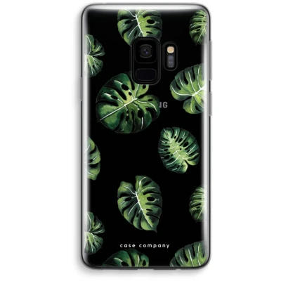 Afbeelding van Case Company® hoesje geschikt voor Samsung Galaxy S9 Tropische bladeren Soft Cover Telefoonhoesje Bescherming aan alle Kanten en Schermrand