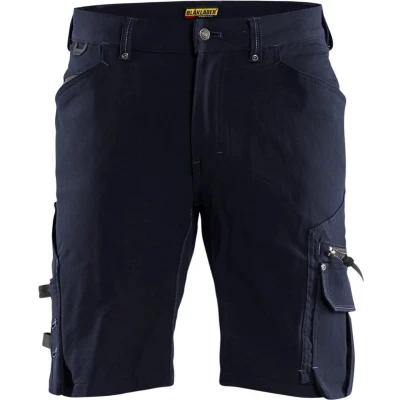 Afbeelding van Blaklader Short 4 weg stretch X1900 zonder spijkerzakken 1987 1644 Donker marineblauw/Zwart