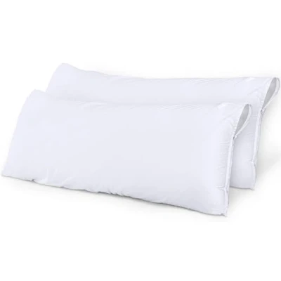 Afbeelding van Utopia Bedding Kussenbeschermer, 40 x 145 cm, 2 stuks, waterdicht, met ritssluiting, kussensloop, Oeko Tex gecertificeerd, kussensloop