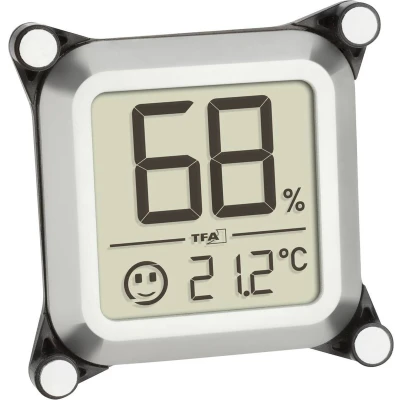 Afbeelding van TFA Dostmann Humidore Thermo en hygrometer Zilver