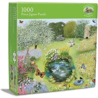 Afbeelding van Puzzel 1000 stukjes Dieren in de tuin. 69x50 cm..
