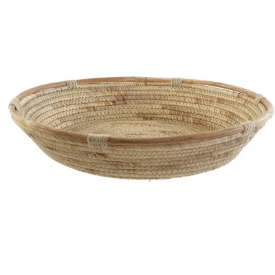 Afbeelding van Middenstuk DKD Home Decor 42 x 8 cm Natuurlijk Bruin Tropisch