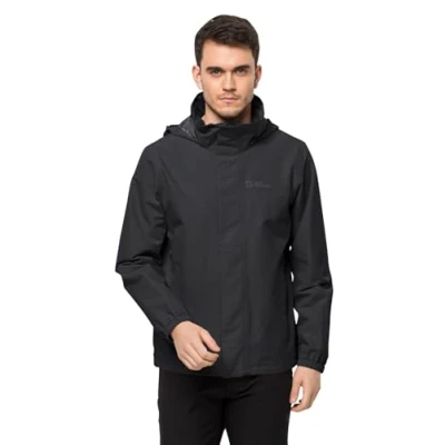 Afbeelding van Regenjas Heren Zwart maat 3XL