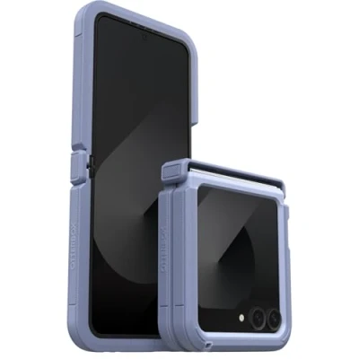 Afbeelding van OtterBox Defender XT Hoesje Geschikt voor Samsung Galaxy Z Flip 6 Back Cover Poortcovers Paars