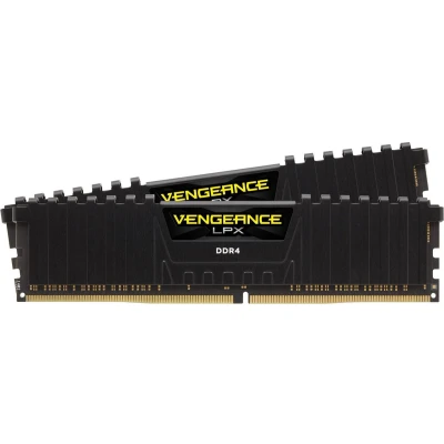 Afbeelding van Corsair CMK32GX4M2A2400C16 Vengeance LPX 32GB (2x16GB) DDR4 2400MHz XMP 2.0 High Performance Desktop werkgeheugenkit,2 x 16 GB, zwart