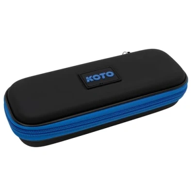 Afbeelding van KOTO dartwallet EVA Small Blauw, Darttas met Ritssluiting, Dartetui Darts logo, Dart Hoes, dartkoffer,