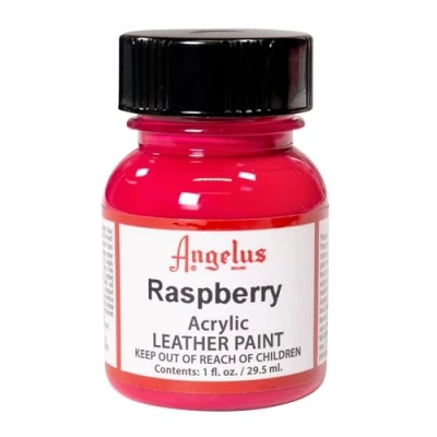 Afbeelding van Angelus Leather Acrylic Paint textielverf voor leren stoffen acrylbasis Raspberry 29,5ml