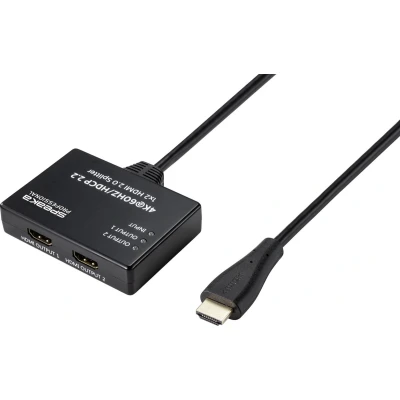 Afbeelding van SpeaKa Professional SP 9443508 1 + 2 poorten HDMI splitter Zwart