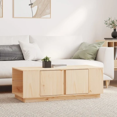 Afbeelding van Salontafel 110x50x40 cm massief grenenhout