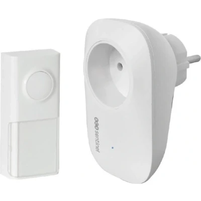 Afbeelding van Draadloze Plug in gong zonder batterij EcoBell 100 SCS SENTINEL
