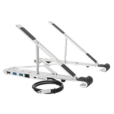 Afbeelding van Targus AWU100005GL Laptopstandaard Kantelbaar, USB hub functie