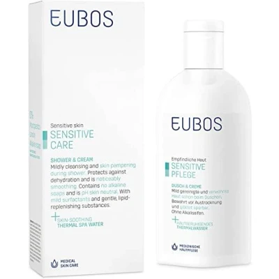 Afbeelding van Eubos Sensitive Shower &amp; Cream Gel 200 ml