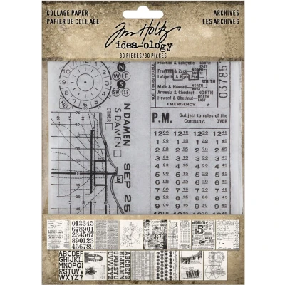 Afbeelding van Idea ology Tim Holtz Collage Paper Archives (TH94366)