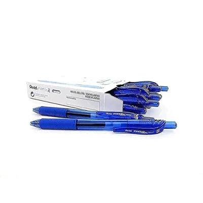 Afbeelding van Pentel BLN105 Rollerball Gel Blauw 0,25 mm + Balpen 0,5 Diameter 12