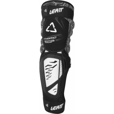 Afbeelding van Leatt 3DF Hybrid EXT Kniebeschermers Zwart / Wit maat XXL