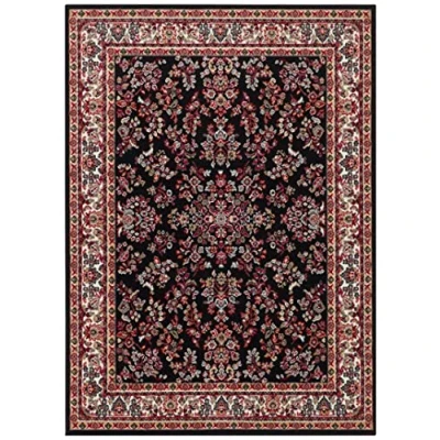 Afbeelding van Vloerkleed Ishtar 160x220cm Zwart 123vloerkleed.nl is de online webshop voor vloerkleden en woonaccessoires.