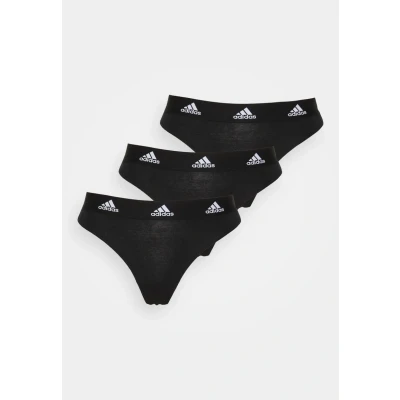 Afbeelding van adidas Sportswear 3 PCK String, Dames, Maat: Small, Black