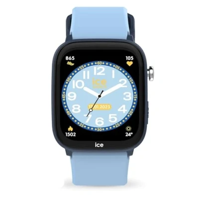 Afbeelding van ICE Watch smart junior 3.0 FM blue Light Blauw geolokaliseerbaar verbonden horloge voor jongens met siliconen band 024548 (1,75 inch)