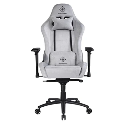 Afbeelding van Deltaco DC440L Gamestoel Ergonomisch Verstelbaar Nek en Rugkussen Light Grey