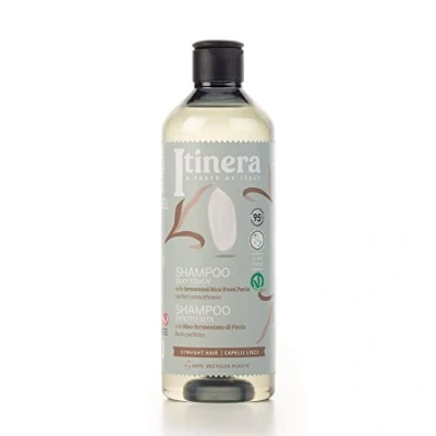 Afbeelding van ITINERA Haarshampoo met Gefermenteerde Pavia Rijst, 95% natuurlijke ingrediënten 370 ml