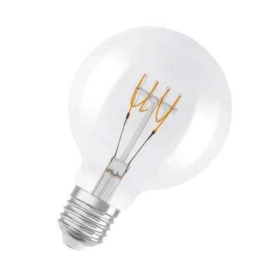 Afbeelding van OSRAM LED bol E27 G95 4,8W 2.700K filament dim