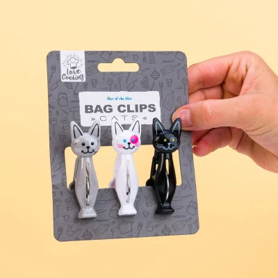 Afbeelding van Kat Afsluitclips (set Van 3)