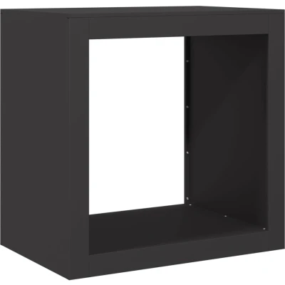 Afbeelding van vidaXL Haardhoutrek 60x40x60 cm staal zwart