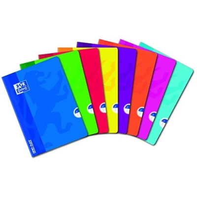 Afbeelding van Oxford OpenFlex Notitieboek, 5 x 5, 96 pagina&#039;s, A4, verschillende kleuren, 10 stuks
