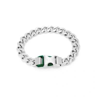 Afbeelding van Armani Exchange LOGO Armband silvercoloured, Heren, Maat: One Size, Silver coloured