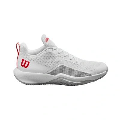 Afbeelding van Wilson Chaussures de tennis Rush Pro Lite pour femme, blanc/bleu perle, Rouge, 37 EU, Blanc Perle Bleu EU