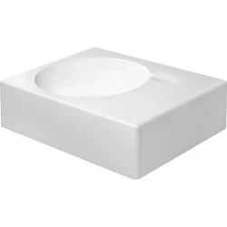 Afbeelding van Duravit Scola wastafel 61,5 x 46 bak links zonder kraangat wit