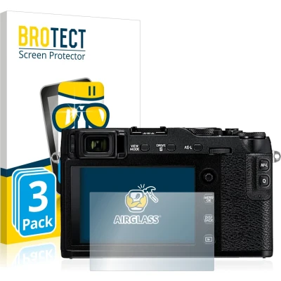 Afbeelding van BROTECT Screenprotector voor Fujifilm X E3 Folie Beschermfolie Beschermglas transparant (3 Stuks)