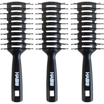 Afbeelding van 3x Haibu Essentials Haarborstel Anti klit bundel/set/pakket by Kapperskorting.com