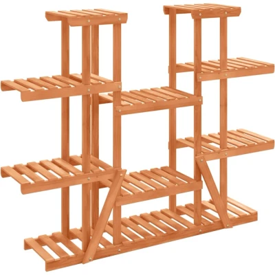 Afbeelding van Plantenstandaard 110x25x110,5 cm massief vurenhout