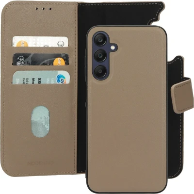 Afbeelding van Mobiparts Leather 2 in 1 Wallet Case Samsung Galaxy A25 Taupe