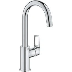 Afbeelding van GROHE Professional BauLoop wastafelmengkraan L size met gladdy body en
