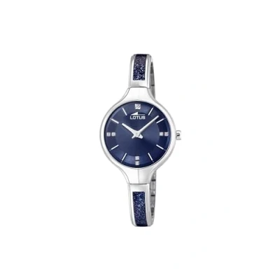 Afbeelding van Lotus Quartz polshorloge met armband van roestvrij staal 18594/2