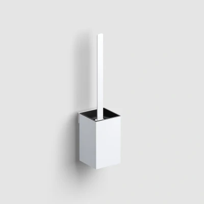 Afbeelding van Clou Fold toiletborstelgarnituur wandmodel mat wit