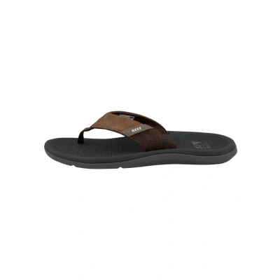 Afbeelding van Reef Santa ANA Teenslippers Grey tan, Heren, Maat: 40, tan Hoogwaardig imitatieleer
