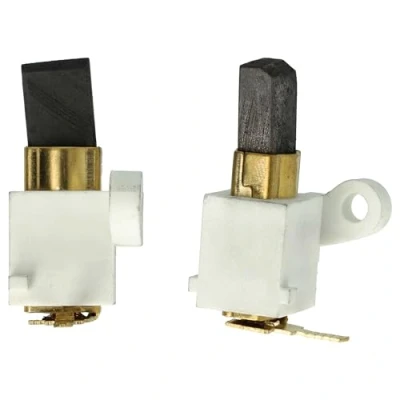Afbeelding van vhbw Set van 2 koolborstels 14,5 x 10,8 5,7 mm, geschikt voor Stihl E180C, E160, E140, E14 kettingzaag + veer