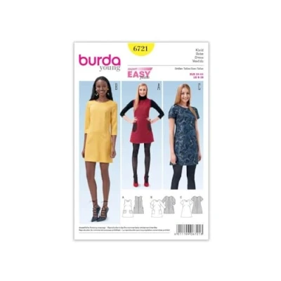 Afbeelding van Burda Naaipatroon 6721 Jurk in variaties