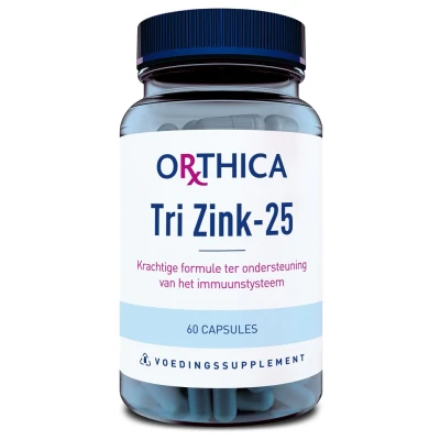Afbeelding van Orthica Tri Zink 25 60 capsules