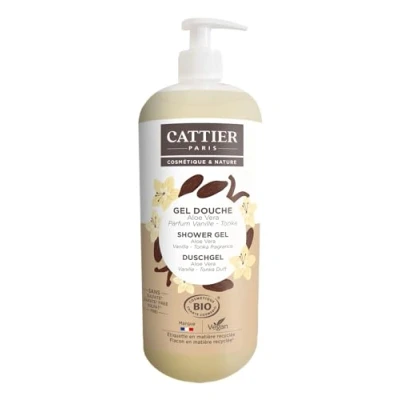 Afbeelding van Cattier Aloë Vera Vanille Tonka Biologische Douchegel 1 L
