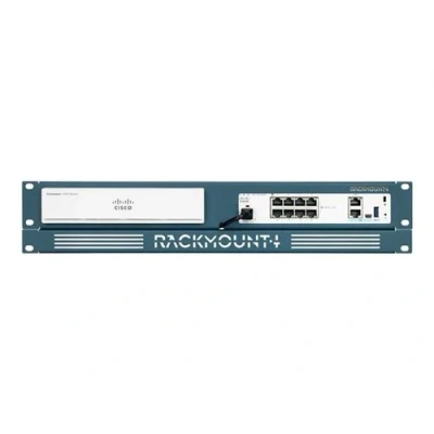 Image de Rackmount.IT RM CI T8 Kit de montage pour rack noir jais, RAL 9005 2U 19&quot; Cisco ASA 5506 X; FirePOWER 1010