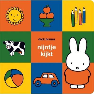 Afbeelding van nijntje kartonboek kijkt
