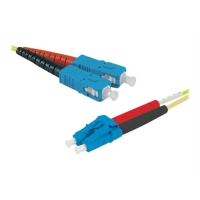 Image de generic Cordon de raccordement mode unique SC/UPC (M) pour LC/UPC 5 m 2 mm fibre optique duplex 9 / 125 micromètres OS2 sans halogène jaune
